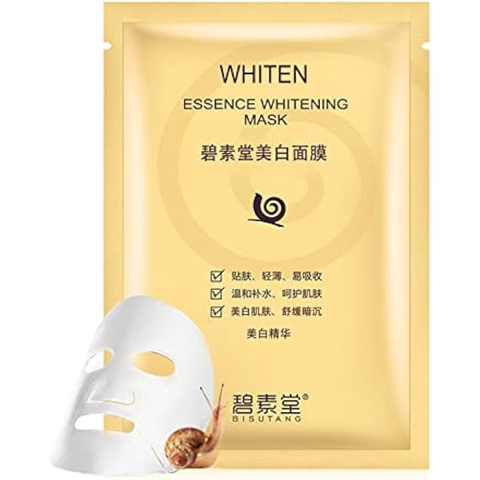 FACIAL MASK, 1PC SNAIL ESSENCE FACIAL SKIN-FRIENDLY NOURISHING TIGHTEN SKIN TENDER SMOOTH SKIN CARE PRODUCTS